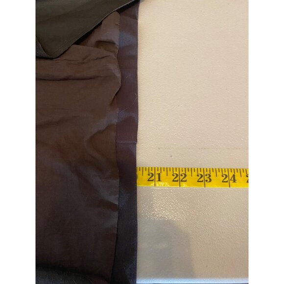 Kut from Kloth Open Front Brown Faux Leather Jacket Large - Picture 6 of 10